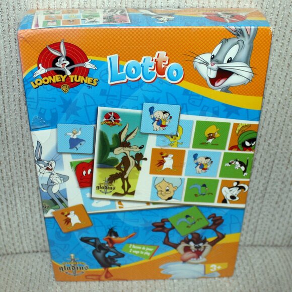 3/77❤️sealed 2006 vintage Looney Tunes Lotto card board game Gladius Canada Made - Picture 2 of 8